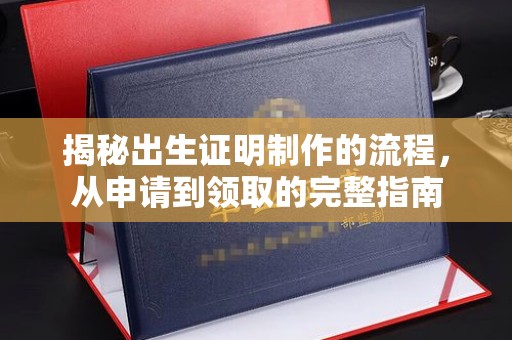 武邑揭秘出生证明制作的流程，从申请到领取的完整指南