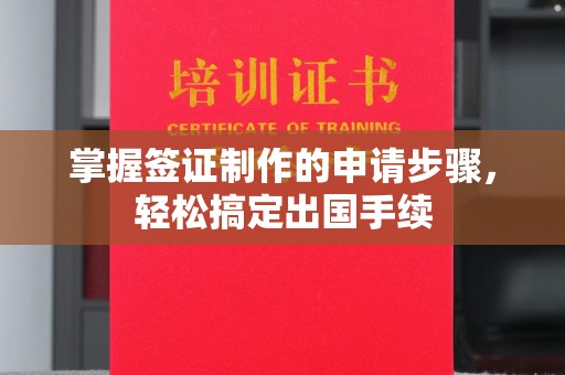 武邑掌握签证制作的申请步骤，轻松搞定出国手续