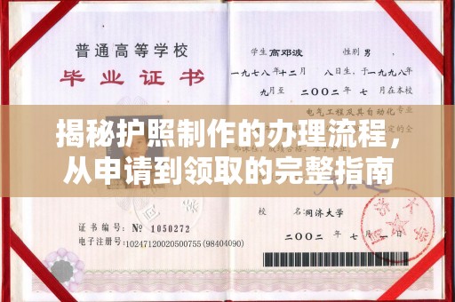 武邑揭秘护照制作的办理流程，从申请到领取的完整指南