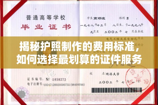 武邑揭秘护照制作的费用标准，如何选择最划算的证件服务？