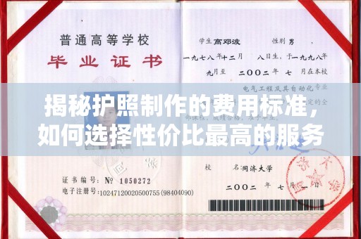 武邑揭秘护照制作的费用标准，如何选择性价比最高的服务？