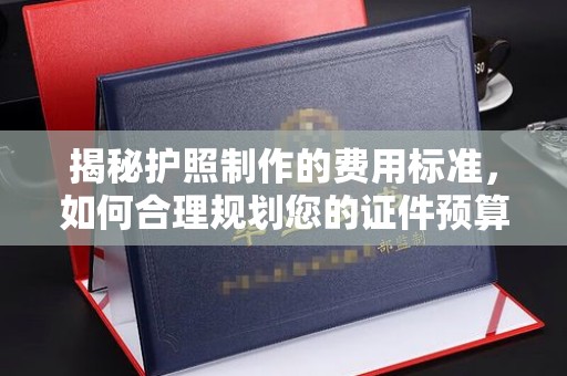 武邑揭秘护照制作的费用标准，如何合理规划您的证件预算