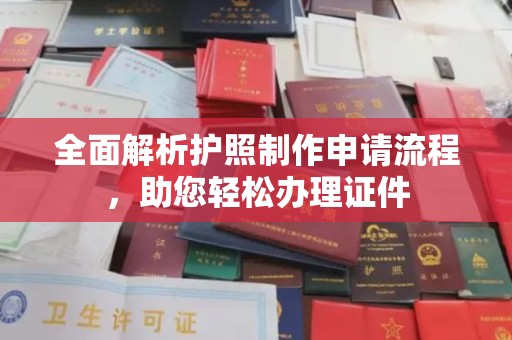 武邑全面解析护照制作申请流程，助您轻松办理证件
