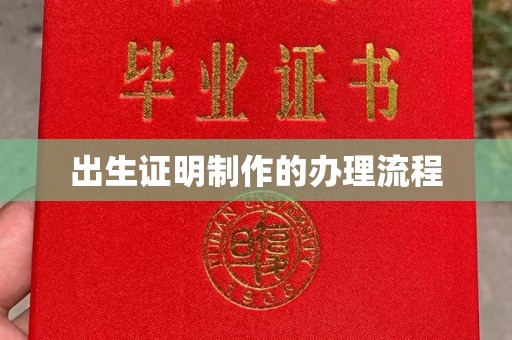 武邑出生证明制作的办理流程