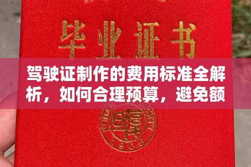 武邑驾驶证制作的费用标准全解析，如何合理预算，避免额外支出
