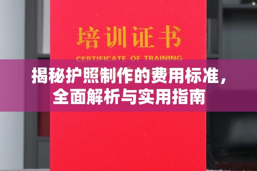 武邑揭秘护照制作的费用标准，全面解析与实用指南